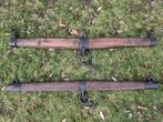 2x Antiek zwenghout of dwarshout, Dieren en Toebehoren, Paarden en Pony's | Hoofdstellen en Tuigage, Ophalen, Gebruikt, Overige soorten