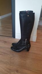 Nalini Italiaanse geheel lederen laarzen 37, Kleding | Dames, Schoenen, Ophalen of Verzenden, Gedragen, Zwart, Hoge laarzen