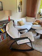 Ikea Poang schommelstoel Beige, Huis en Inrichting, Fauteuils, Ophalen, Zo goed als nieuw, 75 tot 100 cm, 50 tot 75 cm