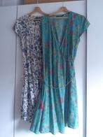 Gudrun Sjoden, katoenen jurk Titli, XL, wit/grijs/blauw., Ophalen of Verzenden, Gedragen, Maat 46/48 (XL) of groter
