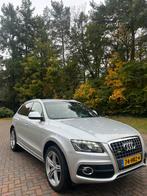 Audi Q5 2.0 Tfsi S Line Quattro grijs automaat 2009 youngtim, Auto's, Automaat, Zwart, Leder en Stof, Origineel Nederlands
