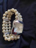 Horloge met parels moet nieuwe batterij in, Sieraden, Tassen en Uiterlijk, Horloges | Dames, Ophalen of Verzenden, Zo goed als nieuw