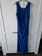 Mooie blauwe galajurk maat 40/42, Kleding | Dames, Jurken, Maat 38/40 (M), Blauw, Ophalen of Verzenden, Onder de knie