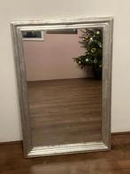 Groot zilver spiegel 88cm silver mirror wooden frame large, Huis en Inrichting, Woonaccessoires | Spiegels, Ophalen, Rechthoekig