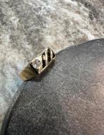 14k Gouden Pinkring, Ophalen of Verzenden, Zo goed als nieuw, Goud, Dame