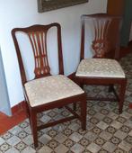 Set van 2 stoelen Chippendale stijl antiek, Antiek en Kunst, Antiek | Meubels | Stoelen en Banken, Ophalen