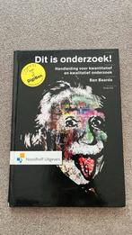 B. Baarda - Dit is onderzoek, Ophalen, Zo goed als nieuw, B. Baarda