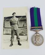 Britse GENERAL SERVICE MEDAL, MALAYA GESP + FOTO van de drag, Engeland, Lintje, Medaille of Wings, Verzenden