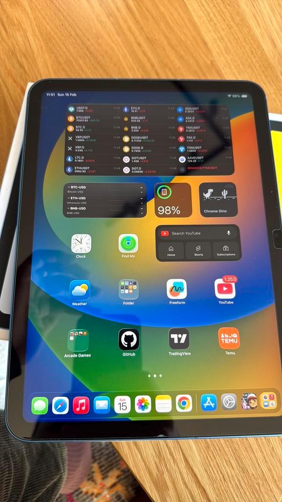 iPad 10e Generatie 64GB Wi-Fi + Cellular (Blauw) - Als Nieuw, Computers en Software, Apple iPads, Nieuw, Overige modellen, 10 inch