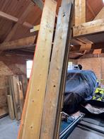 5 balken(2x 2400x184x38 en 3x 2620x184x38), Doe-het-zelf en Verbouw, Hout en Planken, Ophalen, Balk, Vuren, 50 mm of meer