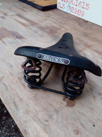 Brooks lederen ( Vintage ) fietszadel .! beschikbaar voor biedingen