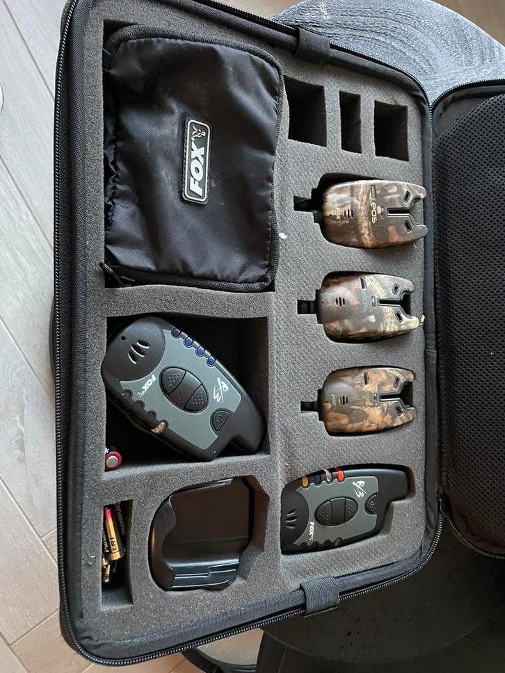 fox eos-r beetmelder/optonic set de luxe, Watersport en Boten, Hengelsport | Karpervissen, Zo goed als nieuw, Overige typen, Ophalen