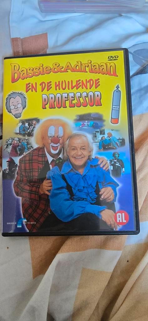 Dvd bassie en adriaan en de huilende professor, Cd's en Dvd's, Dvd's | Kinderen en Jeugd, Zo goed als nieuw, Film, Avontuur, Ophalen of Verzenden
