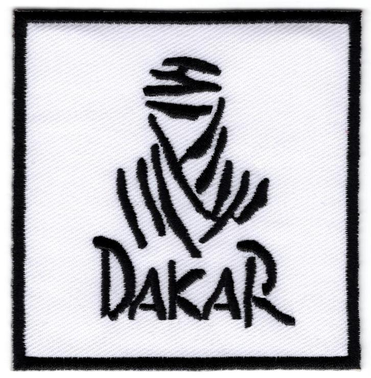 Dakar Rally stoffen opstrijk patch embleem #2, Verzamelen, Automerken, Motoren en Formule 1, Nieuw, Auto's, Ophalen of Verzenden