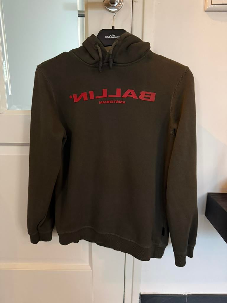 PURE WHITE BALLIN groene hoodie sweater trui 14 = 158 /164, Kinderen en Baby's, Kinderkleding | Maat 164, Ophalen of Verzenden