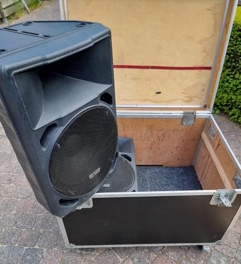 PA set met JBSystems PSX-15 en Proel SW115A, Audio, Tv en Foto, Professionele Audio-, Tv- en Video-apparatuur, Gebruikt, Audio