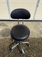Mr Dental l Zwarte Assistente / Tandarts stoel l Tandarts, Diversen, Verpleegmiddelen, Ophalen of Verzenden, Gebruikt