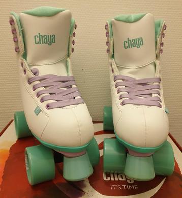 Chaya Melrose White Teal rollerskates. NIEUW! beschikbaar voor biedingen