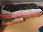 Eenpersoonsbed 90x220, Huis en Inrichting, Slaapkamer | Bedden, Ophalen, Gebruikt, 90 cm, Eenpersoons