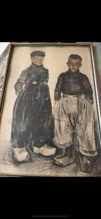 Schilderij Volendammer Jongetjes, Ophalen of Verzenden