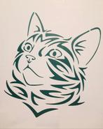Deco stencil A4 Poes NIEUW