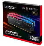 Lexar DDR5 Ares RGB 2x24GB 8000MHz, Computers en Software, RAM geheugen, Ophalen of Verzenden, Zo goed als nieuw, Desktop, DDR5