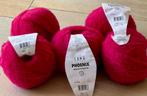 500 gr Lang Yarns Phoenix, fuchsia 65, Ophalen of Verzenden, Nieuw, Breien of Haken, Wol of Garen