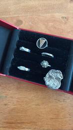 Diverse ringen zilverkleurig, Ophalen of Verzenden, Zo goed als nieuw, Overige materialen