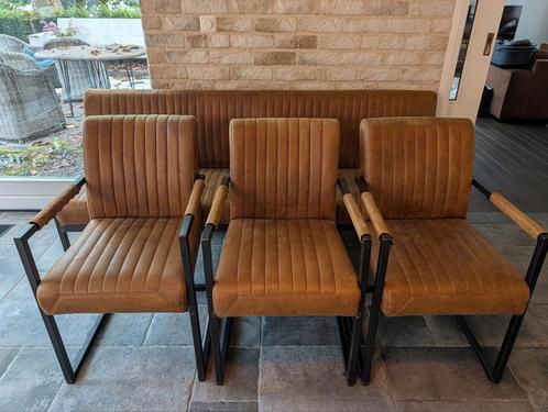 Eethoek set met bank en stoelen, Huis en Inrichting, Complete eetkamers, Zo goed als nieuw, Minder dan 4 stoelen, Ophalen