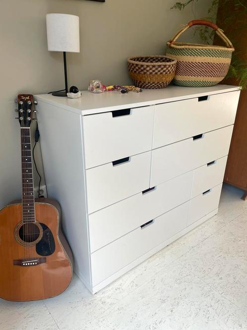 Nordli ikea kast met 8 lades, Huis en Inrichting, Kasten | Ladekasten, Gebruikt, Minder dan 100 cm, 25 tot 50 cm, Ophalen