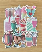 Milkshake, ijsjes stickers, Verzenden, Nieuw, Meerdere stickers