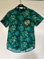 Morningwitch Embroidered button down shirt - Dark Jungle, Ophalen of Verzenden, Zo goed als nieuw, Korte mouw
