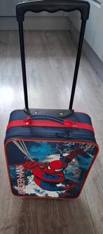 Spiderman koffertje, Wieltjes, Gebruikt, Hard kunststof, Minder dan 50 cm