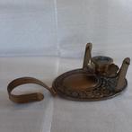 Kantelbare scheepskandelaar cardanisch koper, Antiek en Kunst, Ophalen, Koper