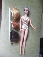 Vintage  Barbie Fashion Queen  pruiken stander mattel 1963, Verzamelen, Poppen, Verzenden, Zo goed als nieuw, Pop
