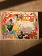 Vintage Barbapapa puzzel, Ophalen of Verzenden, Meer dan 50 stukjes, Gebruikt