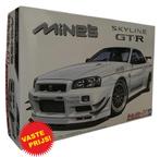 Nissan Skyline GT-R R34 Mines (Aoshima 05986) 1/24, Overige merken, Auto, Groter dan 1:32, Nieuw