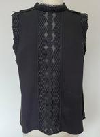 Steps zwarte mouwloze blouse met kant maat 38, Maat 38/40 (M), Verzenden, Zwart, Zo goed als nieuw