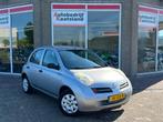 Nissan Micra 1.2 Visia 5 drs - NIEUWE APK!, Stof, Gebruikt, Zwart, 4 cilinders