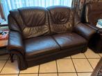 2 zits bank, Ophalen, Gebruikt, Tweepersoons, Leer