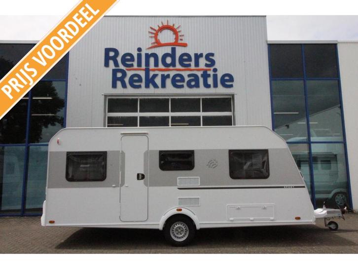 Knaus Sport 500 EU Laatste voorraad actie!, Caravans en Kamperen, Caravans, Bedrijf, tot en met 4, 1000 - 1250 kg, Rondzit, Knaus