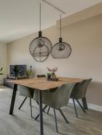 Teakhouten eetkamertafel DTP Home, Ophalen, Teakhout, 200 cm of meer, 50 tot 100 cm