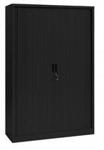 2 zwarte opbergkasten met planken, Ophalen, 100 tot 150 cm, Zo goed als nieuw, 150 tot 200 cm