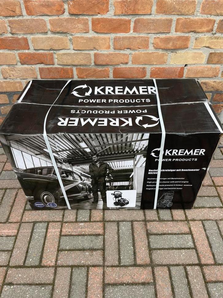 Kremer profesionele hogedrukreiniger, Tuin en Terras, Hogedrukreinigers, Nieuw, Benzine, Ophalen of Verzenden
