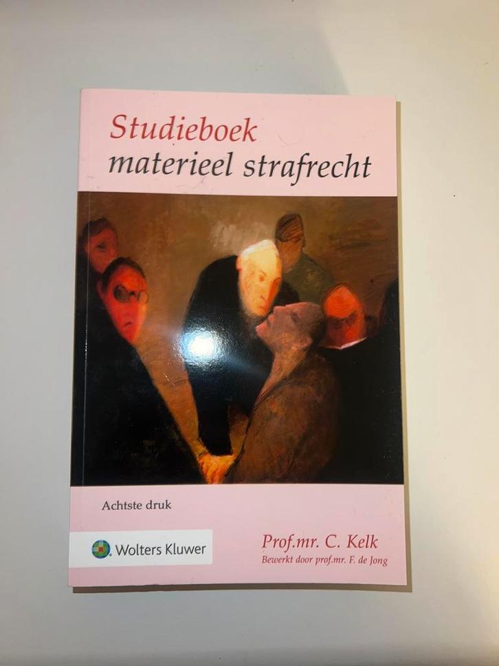 Studieboek materieel strafrecht 8ste Druk, Boeken, Wetenschap, Zo goed als nieuw, Sociale wetenschap, Ophalen of Verzenden