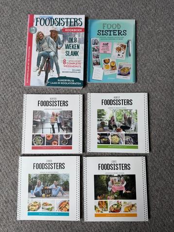 6 boeken Foodsisters - in 8 weken slank - zonder suiker, enz beschikbaar voor biedingen