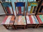 Mooie eetkamerstoelen gemaakt van gerecycled sloophout uit B, Ophalen
