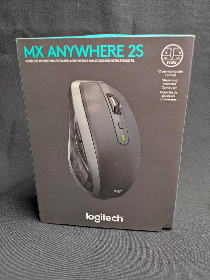 Nieuwe Logitech MX Anywhere 2S Muis, Computers en Software, Muizen, Nieuw, Muis, Rechtshandig, Draadloos, Ergonomisch, Ophalen of Verzenden