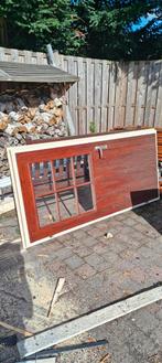 komen van een tuinhuis, Doe-het-zelf en Verbouw, 75 tot 150 cm, Gebruikt, Raamkozijn, Ophalen of Verzenden