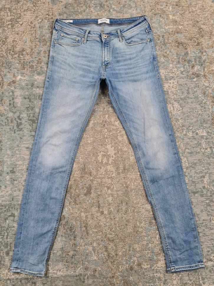 Jack and Jones LIAM W34 L34 Skinny STRETCH Blauw Bronno3434, Kleding | Heren, Spijkerbroeken en Jeans, Zo goed als nieuw, W33 - W34 (confectie 48/50)